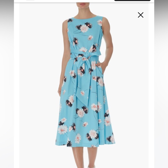 Anne Klein Dresses & Skirts - Anne Klein Blue Floral Dress